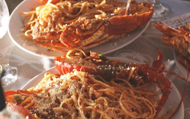 Spaghetti lobster