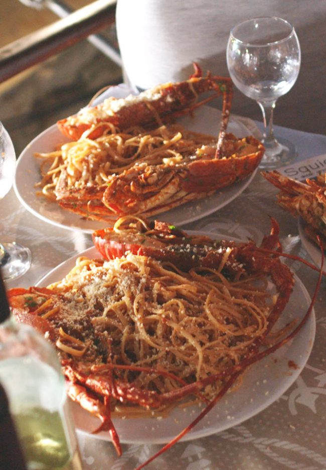 Spaghetti lobster